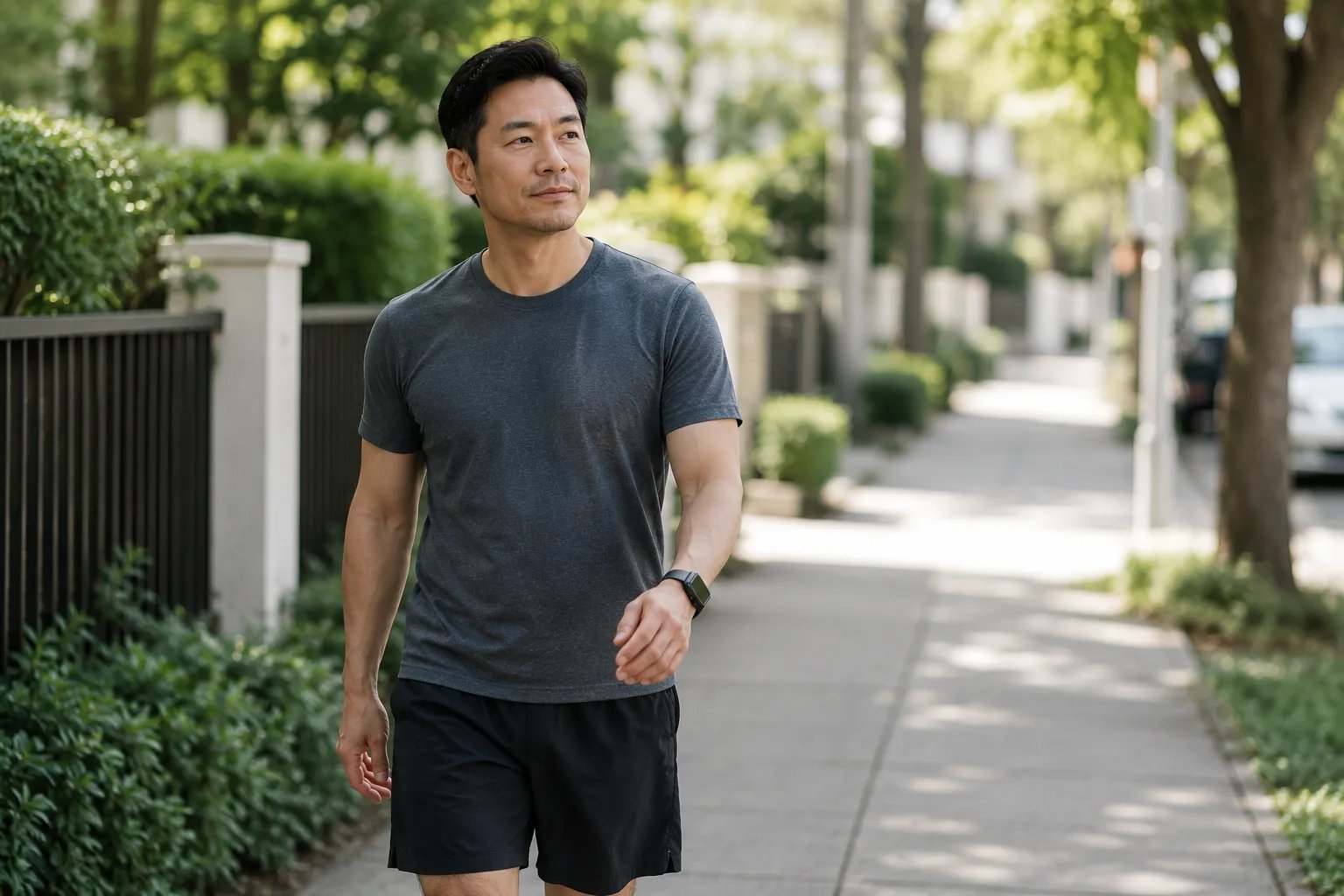 Man staying active after receiving a personalized starting TRT dosage